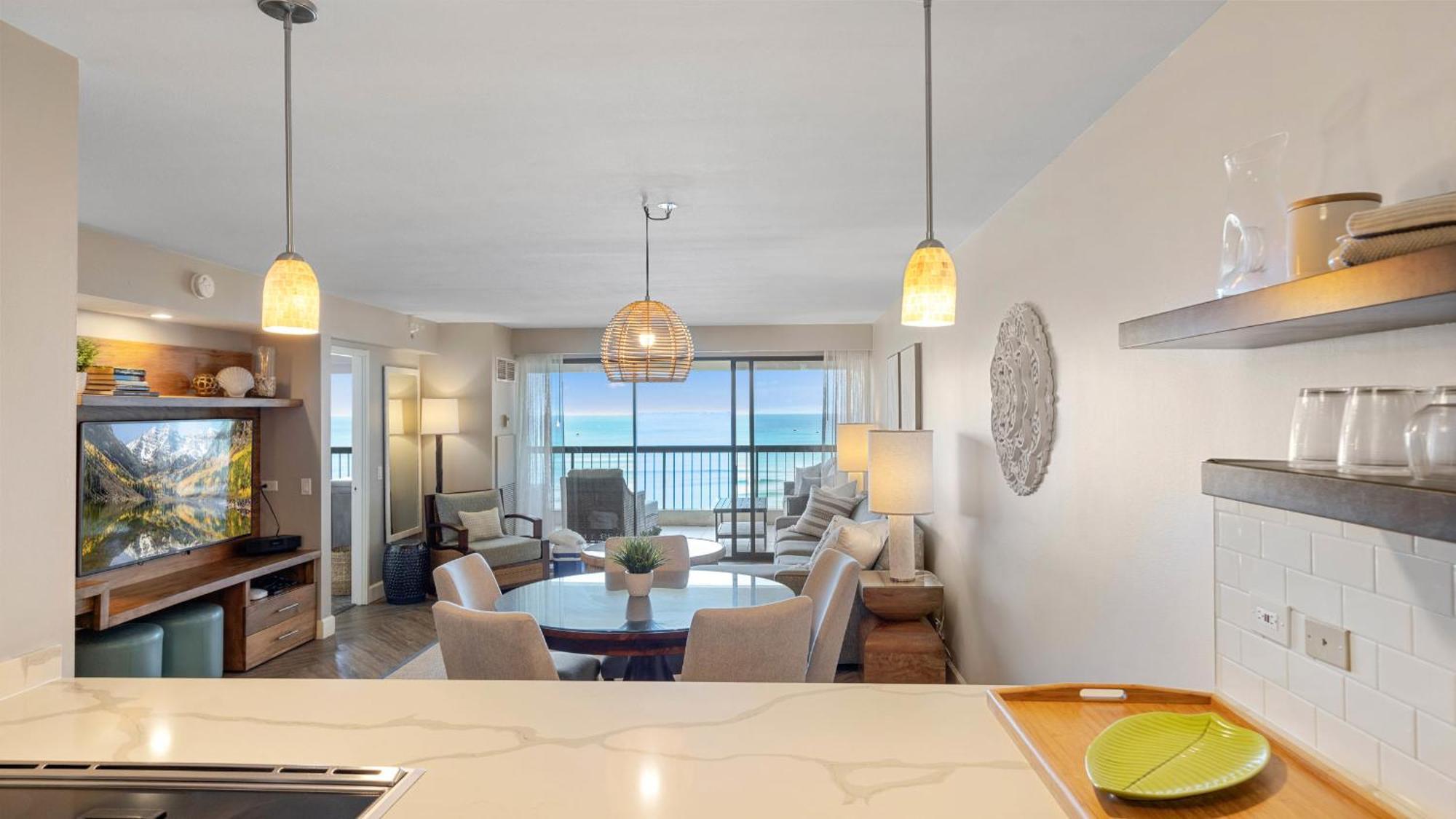 Luxury Oceanfront 2 Bedroom Apartment At Waikiki Beach Tower Honolulu Luaran gambar