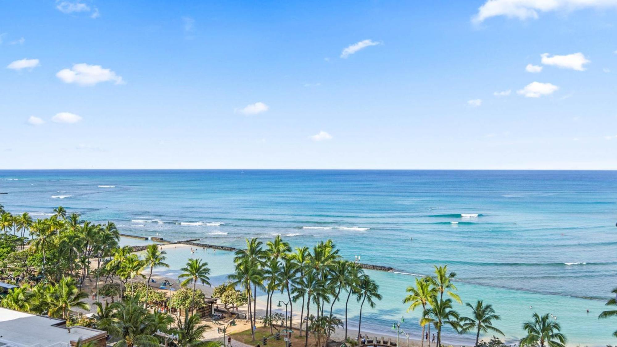 Luxury Oceanfront 2 Bedroom Apartment At Waikiki Beach Tower Honolulu Luaran gambar