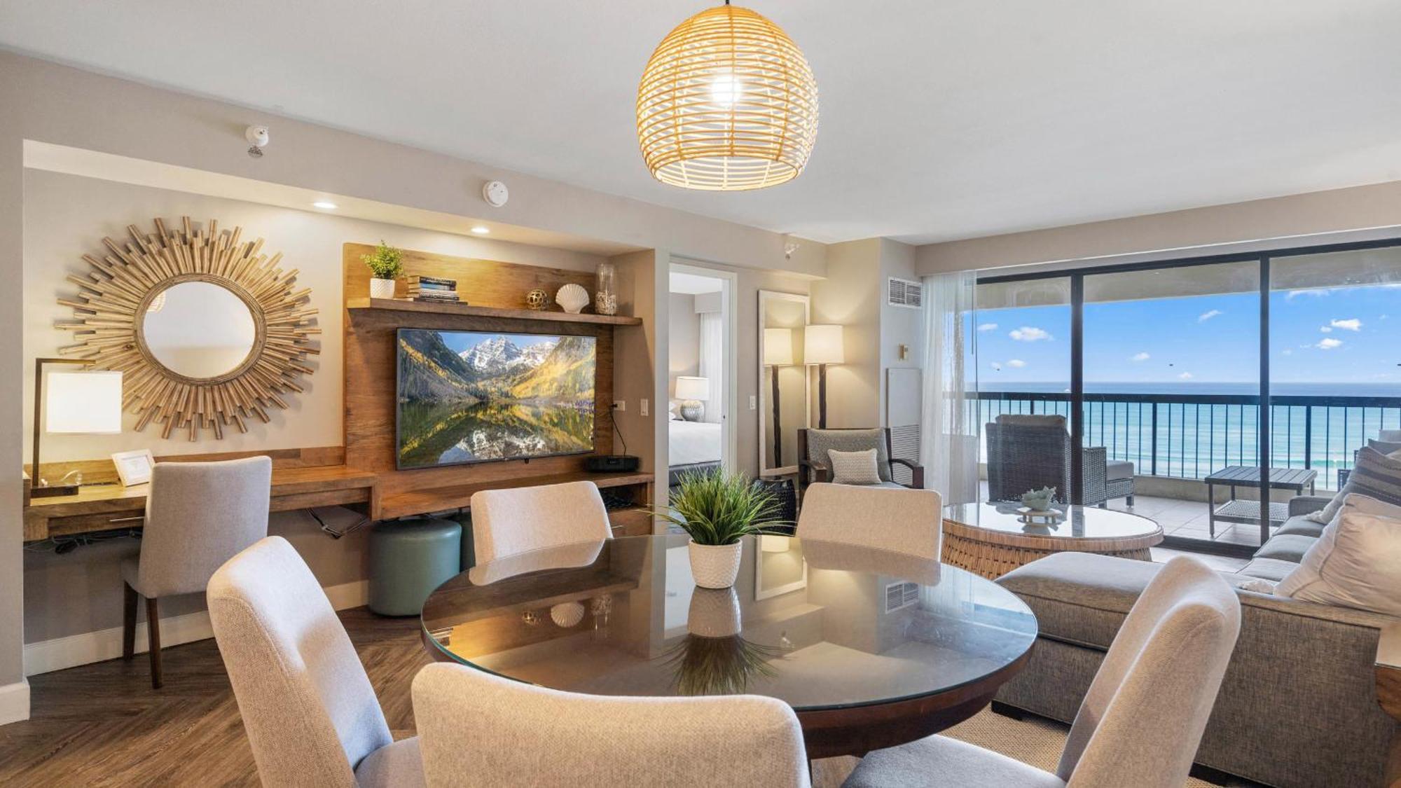 Luxury Oceanfront 2 Bedroom Apartment At Waikiki Beach Tower Honolulu Luaran gambar