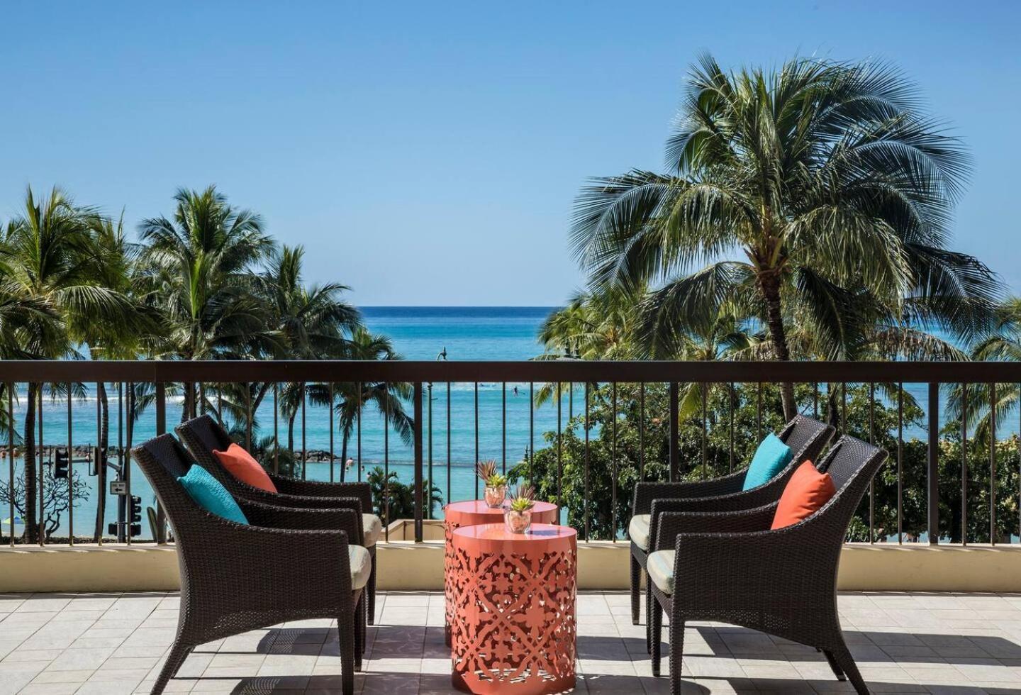 Luxury Oceanfront 2 Bedroom Apartment At Waikiki Beach Tower Honolulu Luaran gambar